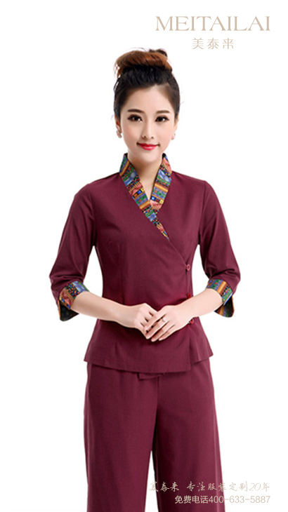 阿坝州东南亚风情酒店服装团体定制